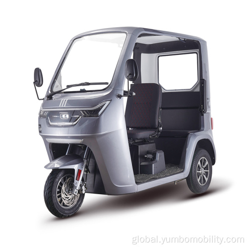 25km Speed Electric Cabin Tricycle Low Speed Lectric Cabin Tricycle with Roof Canopy Factory